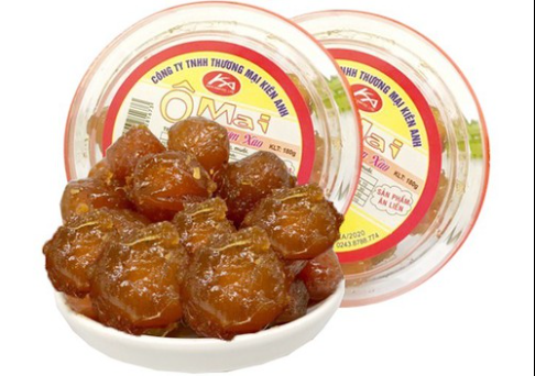 Ảnh sản phẩm Ô mai mơ gừng chua ngọt Kiên Anh 180g