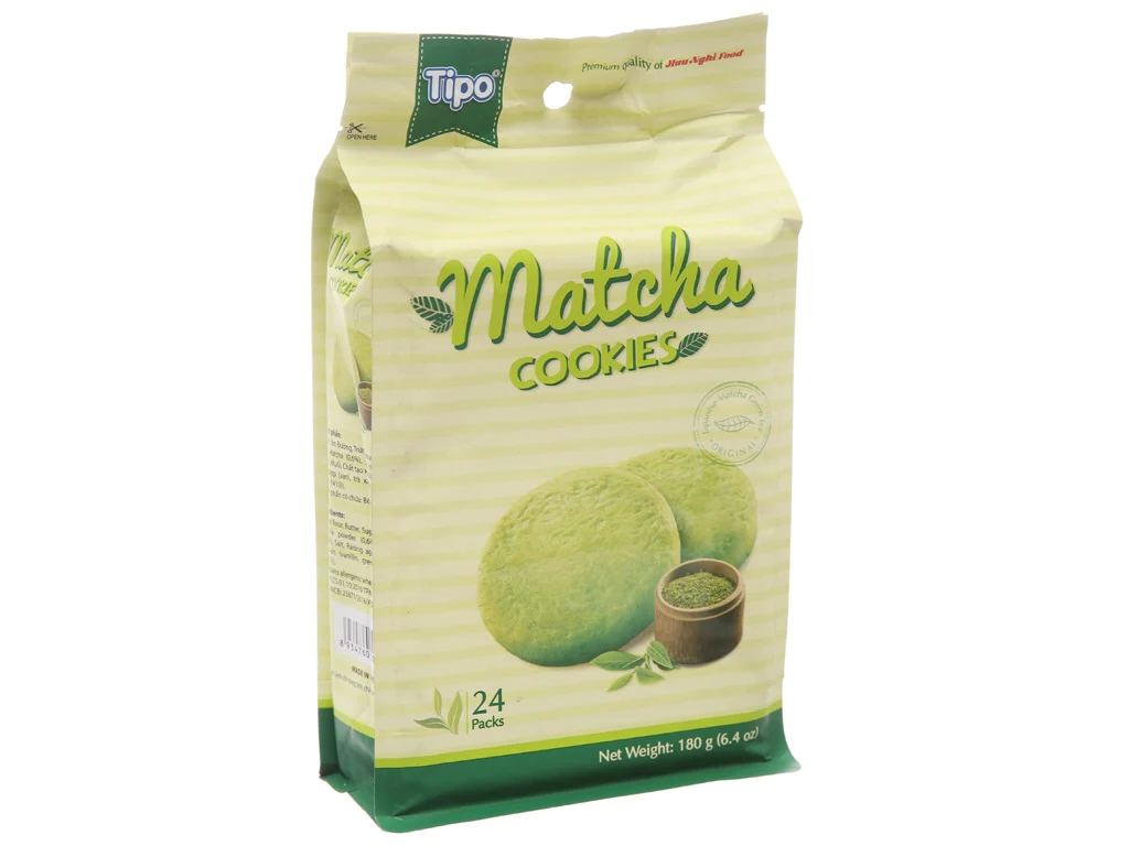 Ảnh sản phẩm Bánh Tipo matcha cookies 180g (1/2)