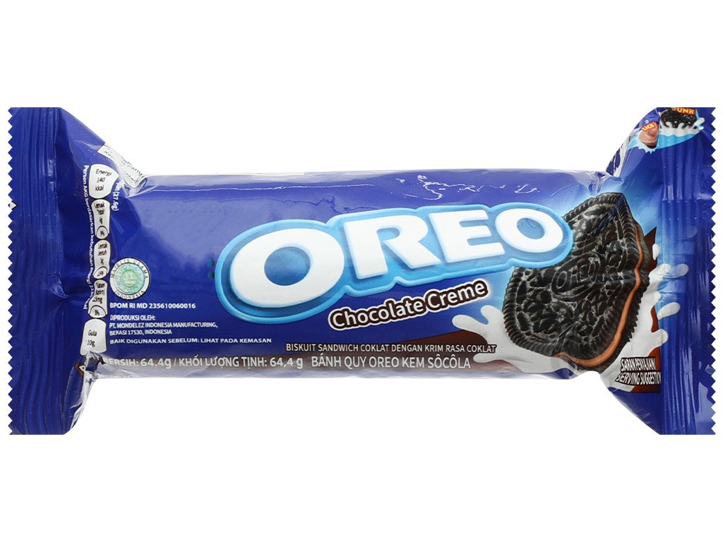 Ảnh sản phẩm Bánh Oreo chocolate thỏi 66.5g