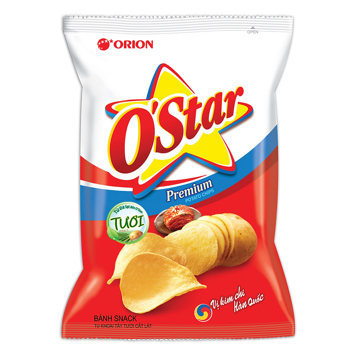Ảnh sản phẩm Bim bim O'Star Kim Chi 90g (1/2)